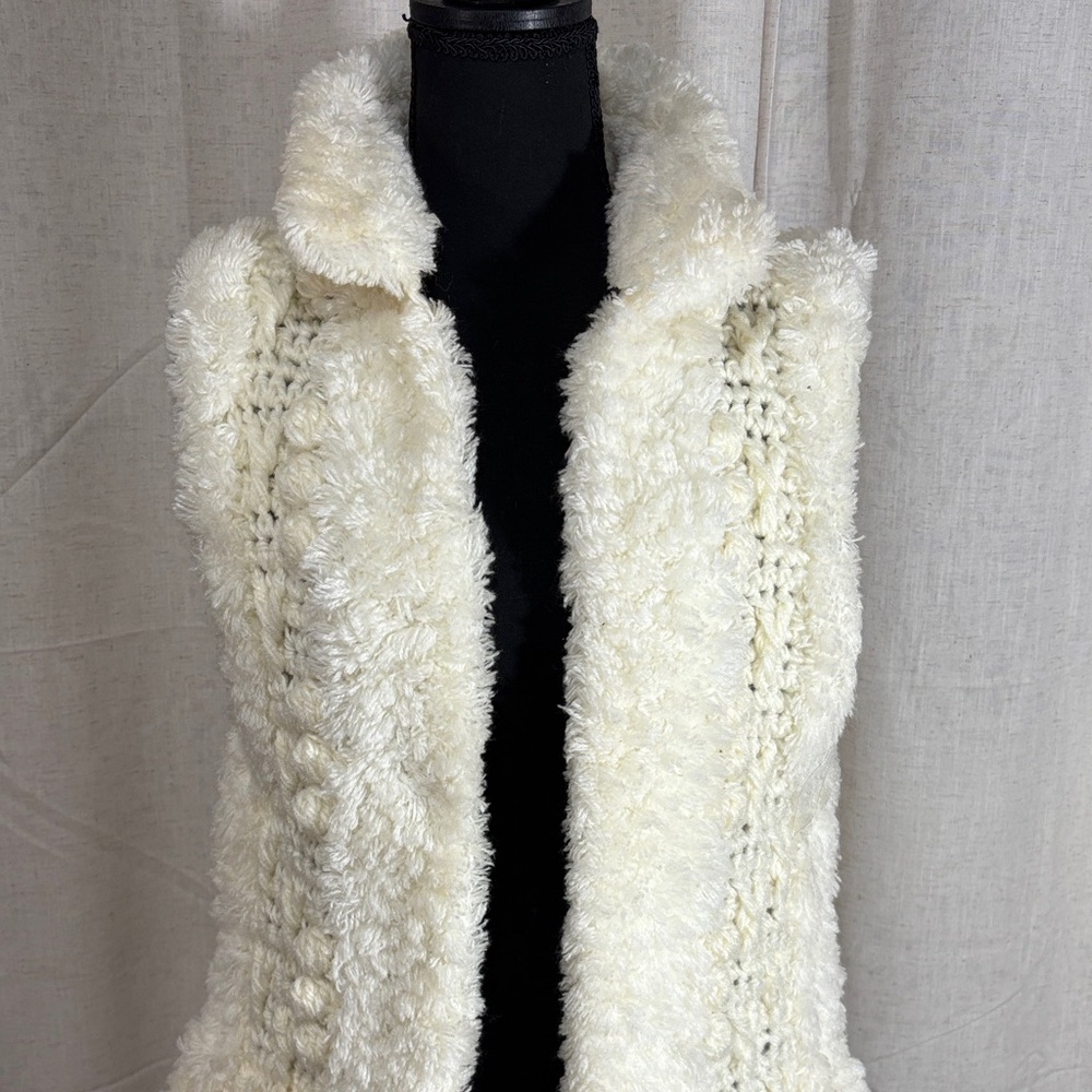 Cozy Women’s Cream Sweater Vest